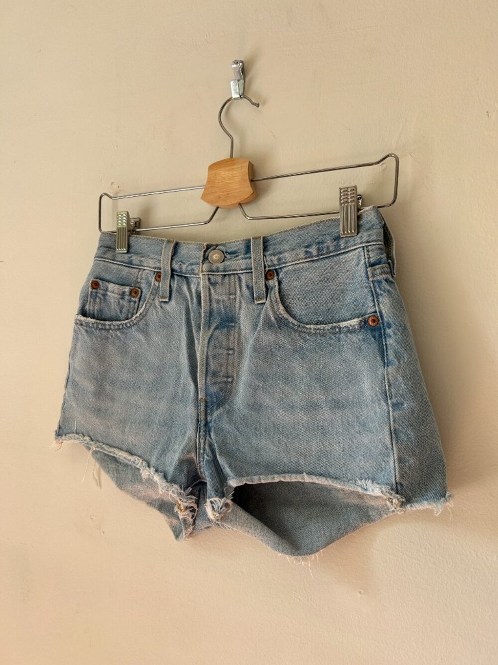 Levi's High Rise Jean Shorts - Picture 5 of 6